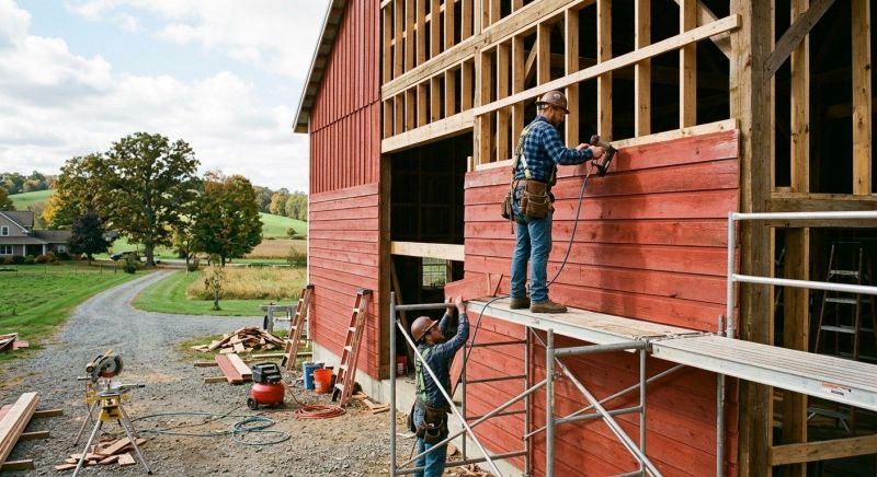 Barn Siding Installation in Woodstock, GA