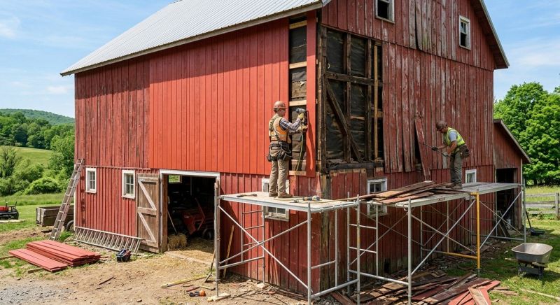 Barn Siding Replacement in Ellijay, GA
