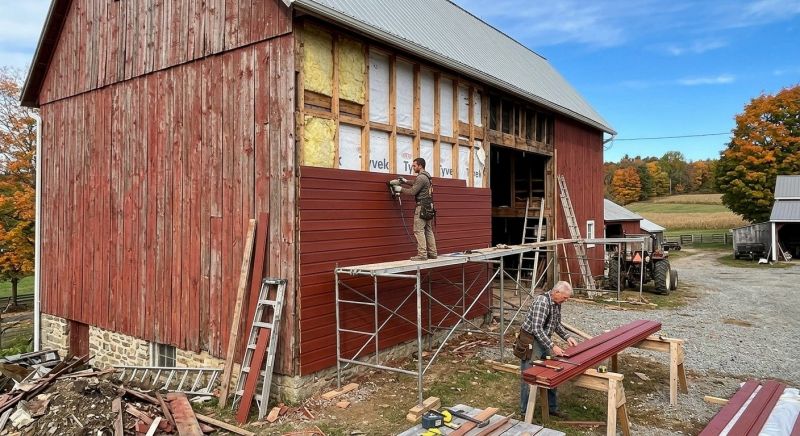 Barn Siding Replacement in Woodstock, GA