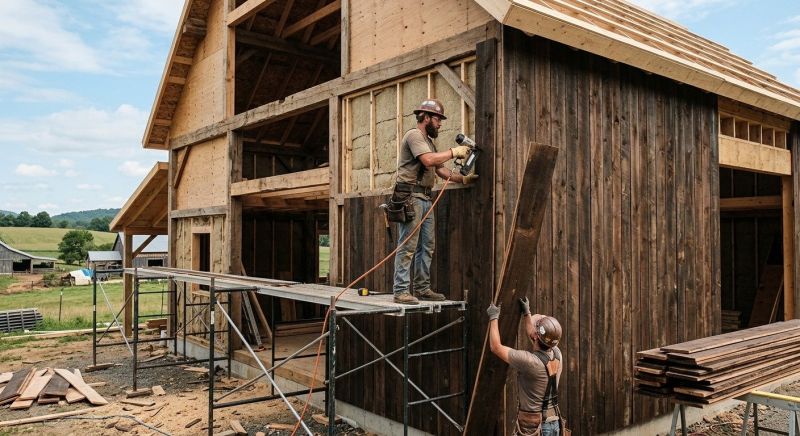 Barn Wood Siding Installation in Jasper, GA
