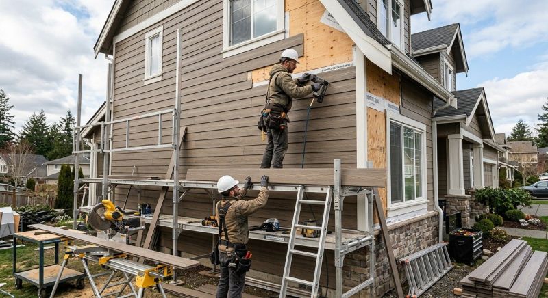 Composite Siding Installation in Canton, GA