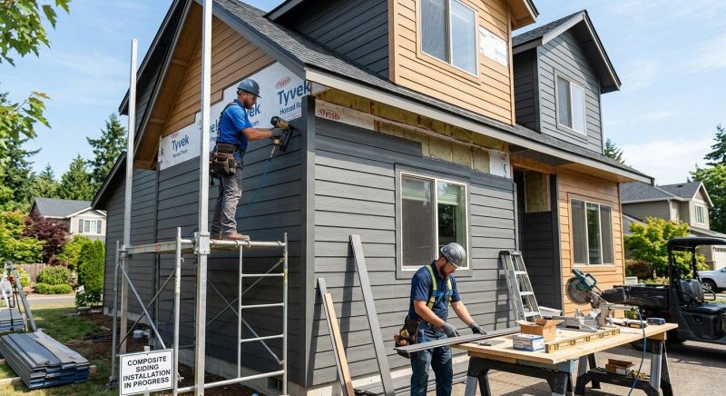 Composite Siding Installation in Woodstock, GA
