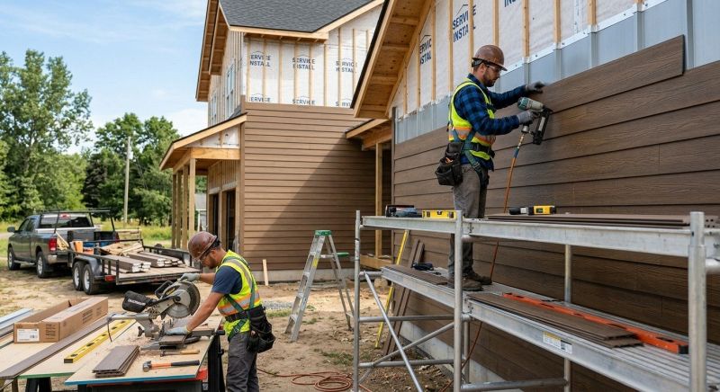 Faux Wood Siding Installation in Adairsville, GA