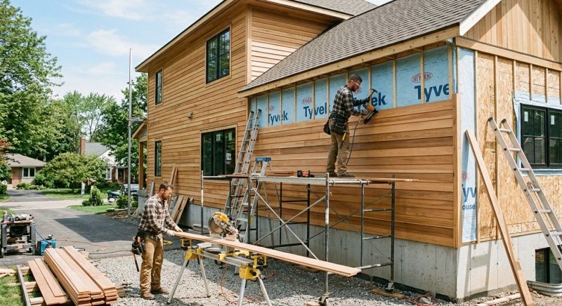 Faux Wood Siding Installation in Calhoun, GA