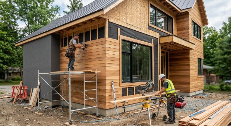 Faux Wood Siding Installation in Cumming, GA