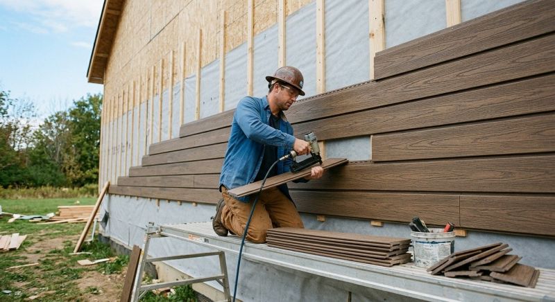Faux Wood Siding Installation in East Ellijay, GA
