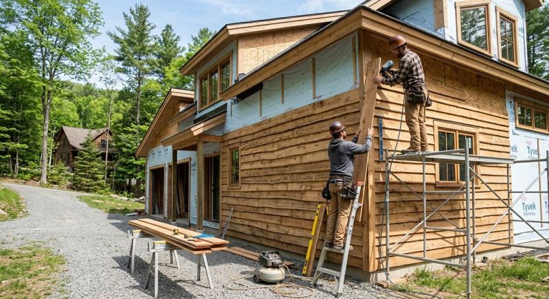 Faux Wood Siding Installation in Ellijay, GA