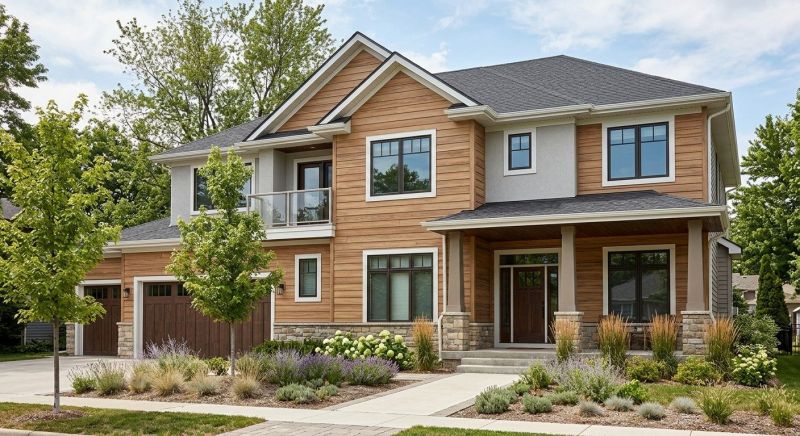 Faux Wood Siding Installation in Forsyth County, GA