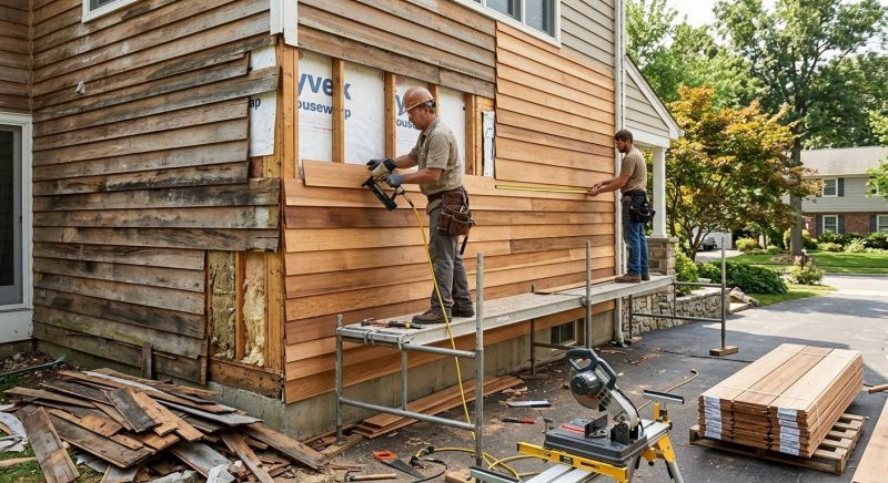 Hardwood Siding Installation in Cherokee County, GA