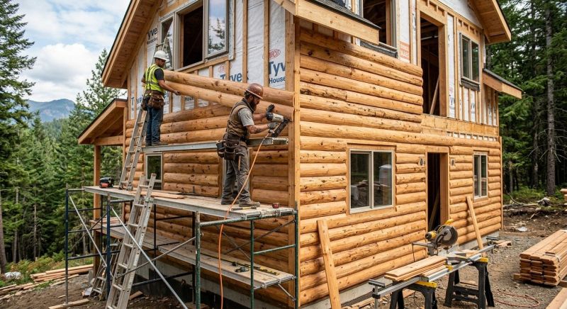 Log Siding Installation in Cumming, GA