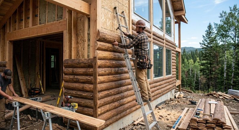 Log Siding Installation in Ellijay, GA