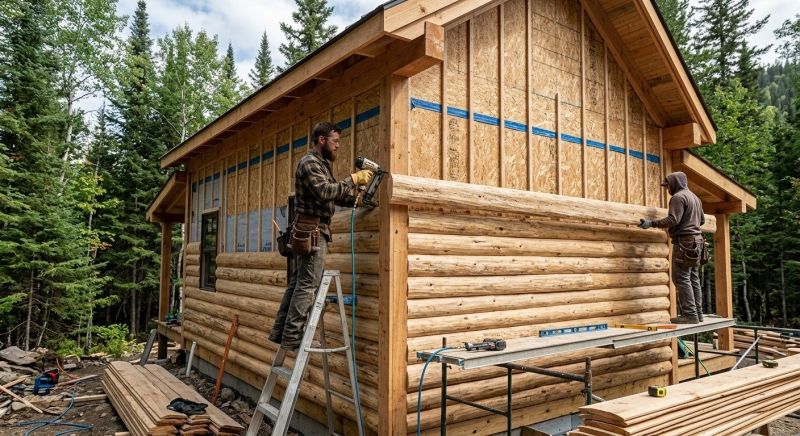 Log Siding Installation in Forsyth County, GA
