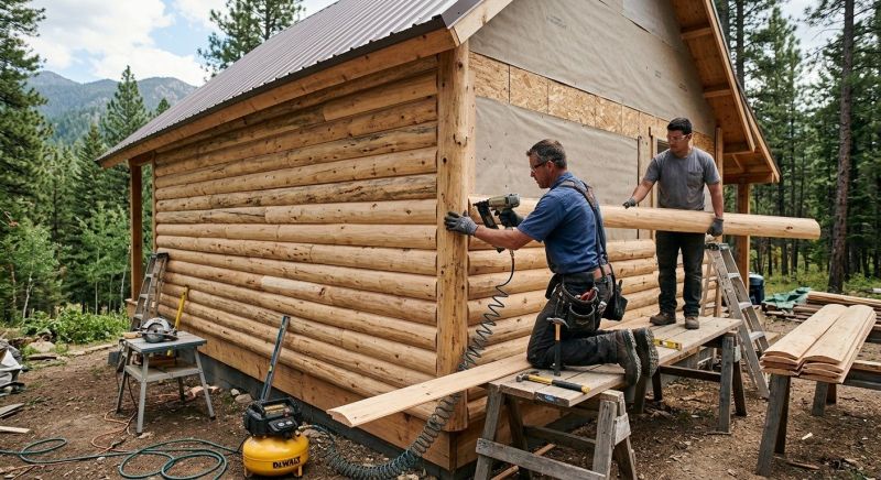 Log Siding Installation in Jasper, GA