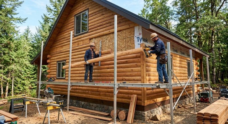 Log Siding Installation in Pickens County, GA