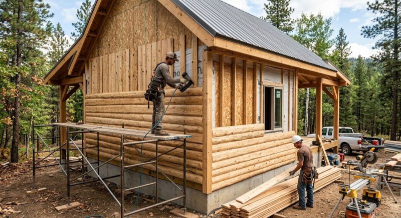 Log Siding Replacement in Jasper, GA