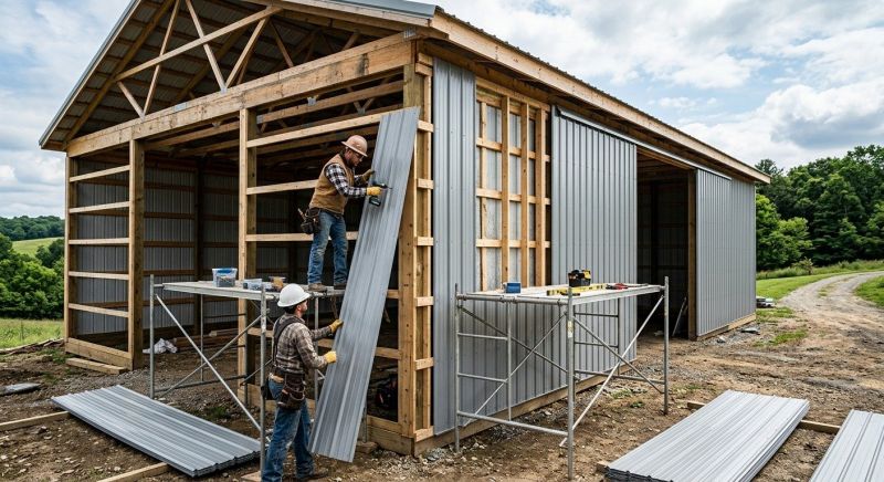 Metal Barn Siding Installation in Jasper, GA