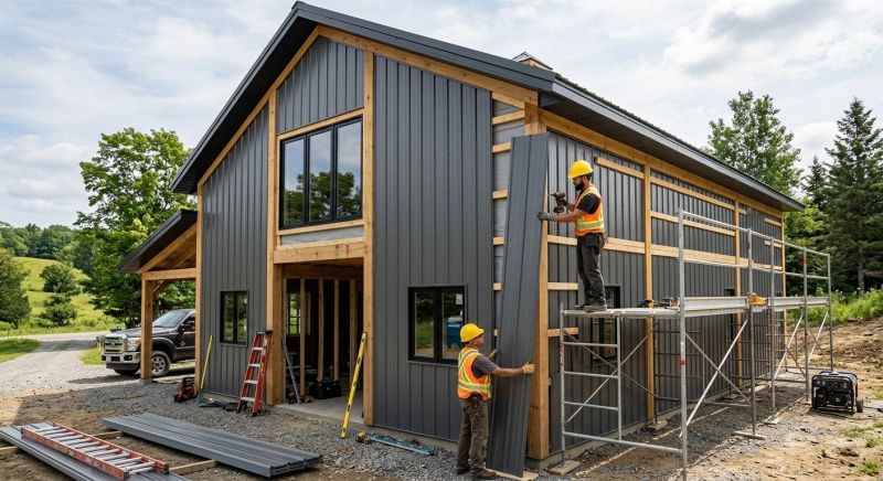 Metal Barn Siding Installation in Jasper, GA