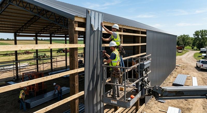 Metal Barn Siding Installation in Jasper, GA