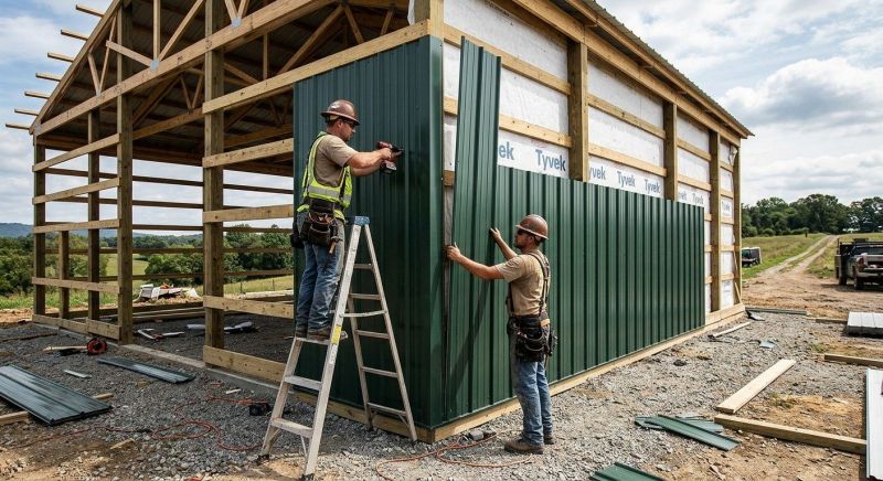 Metal Barn Siding Installation in Jasper, GA