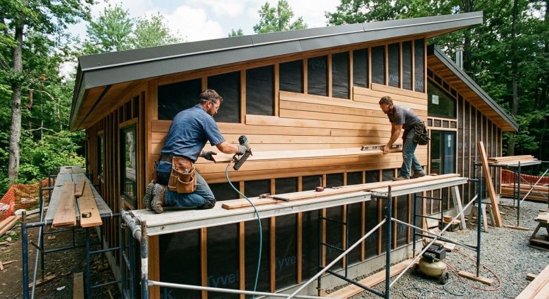 Wood Cladding Installation in Ball Ground, GA