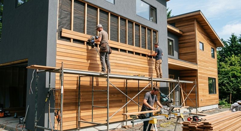 Wood Cladding Installation in Woodstock, GA