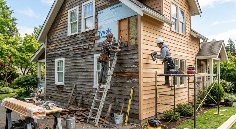 Wood Siding Installation in Cumming, GA